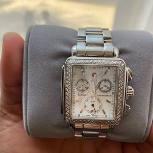 Michele Diamond Deco Watch